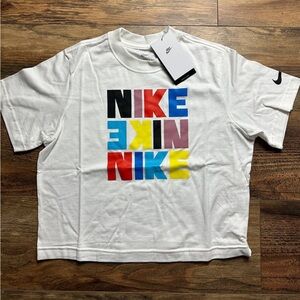 Nike Big Girl Cropped Boxy Tee